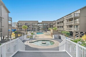 Outdoor pool - Shipwatch Pointe F317- 2 Bedroom- Walk to Beach (Myrtle Beach)