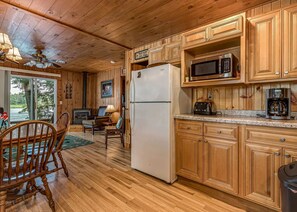 Cabin, Multiple Beds, Patio (Bouchard - Timbers) | Private kitchen - Timbers - Bouchard Shores Resort (Minocqua)