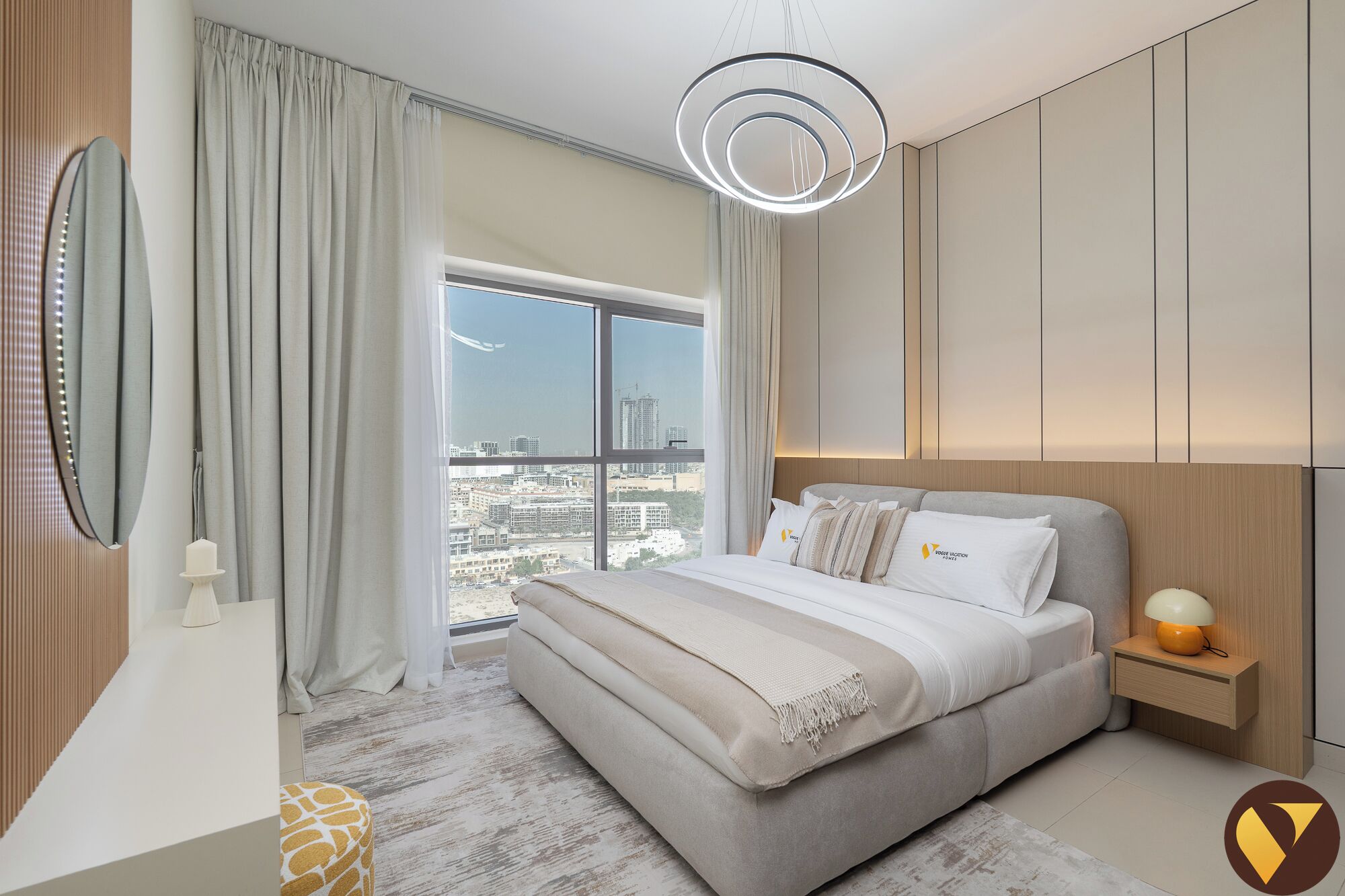 奢華公寓, 陽台, 城市景觀 | 搖籃/嬰兒床、免費無線上網、床單