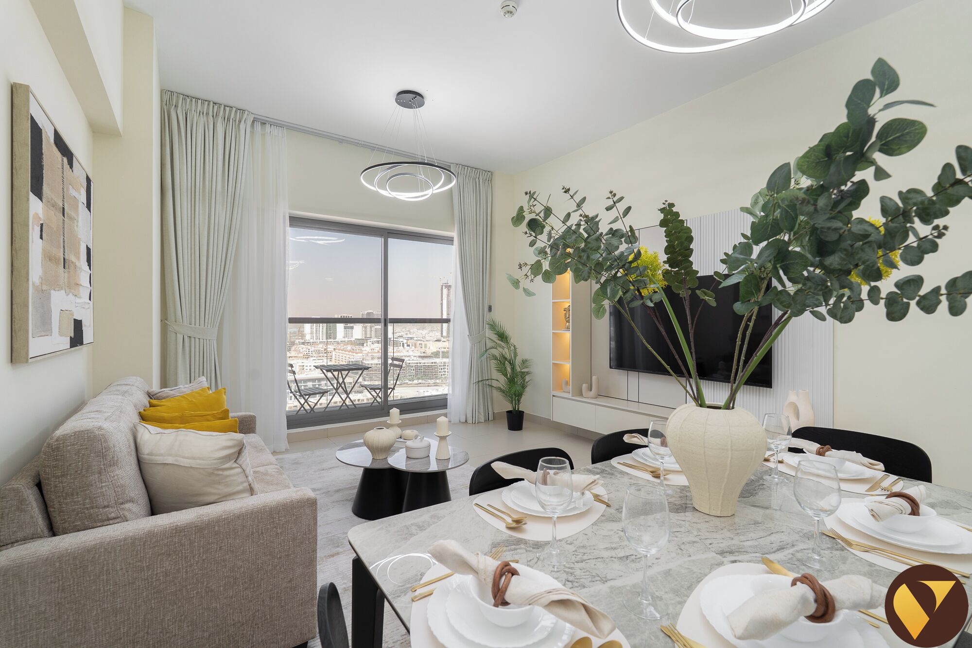 Luxury Apartment, Balcony, City View | Cribs/infant beds, free WiFi, bed sheets