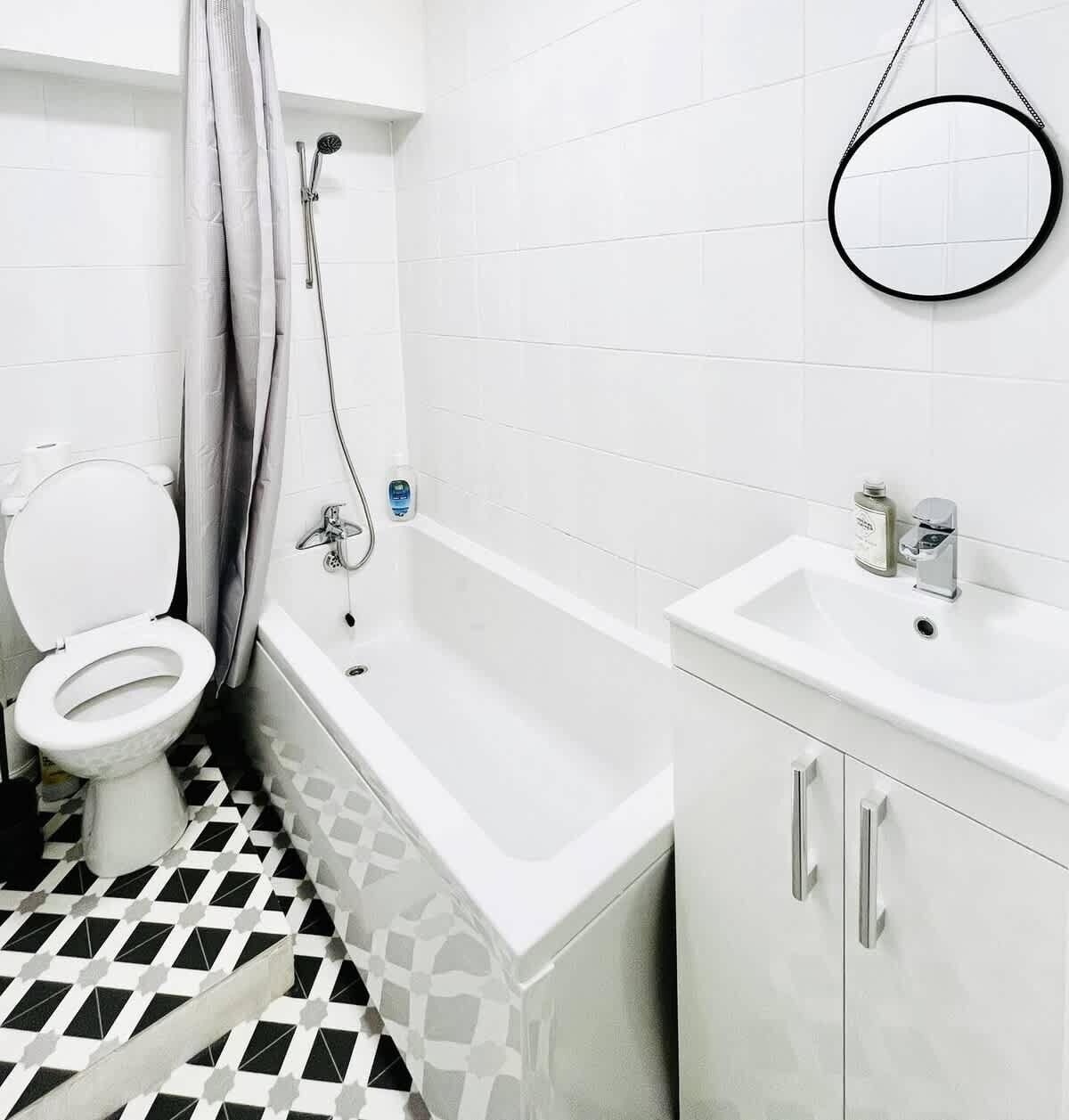 Shower, hair dryer