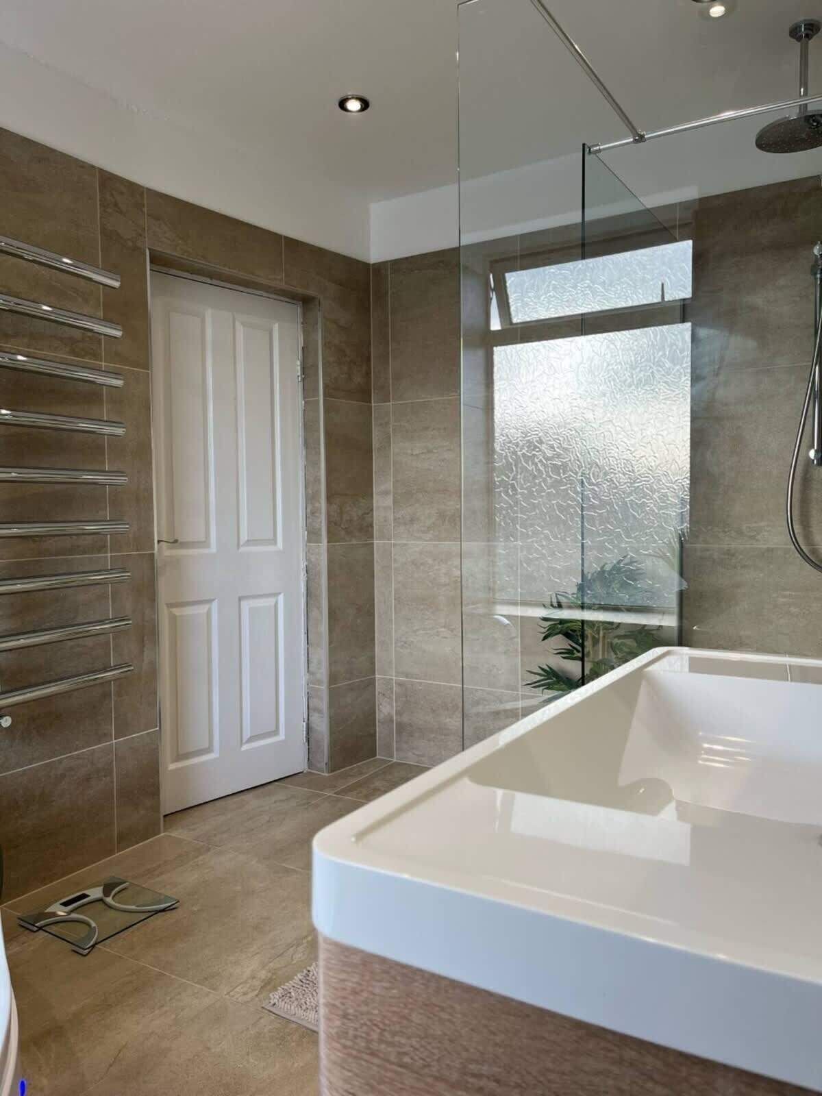 Shower, hair dryer