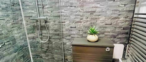Shower, hair dryer
