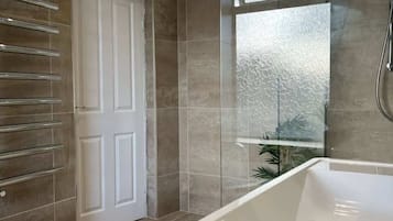 Shower, hair dryer