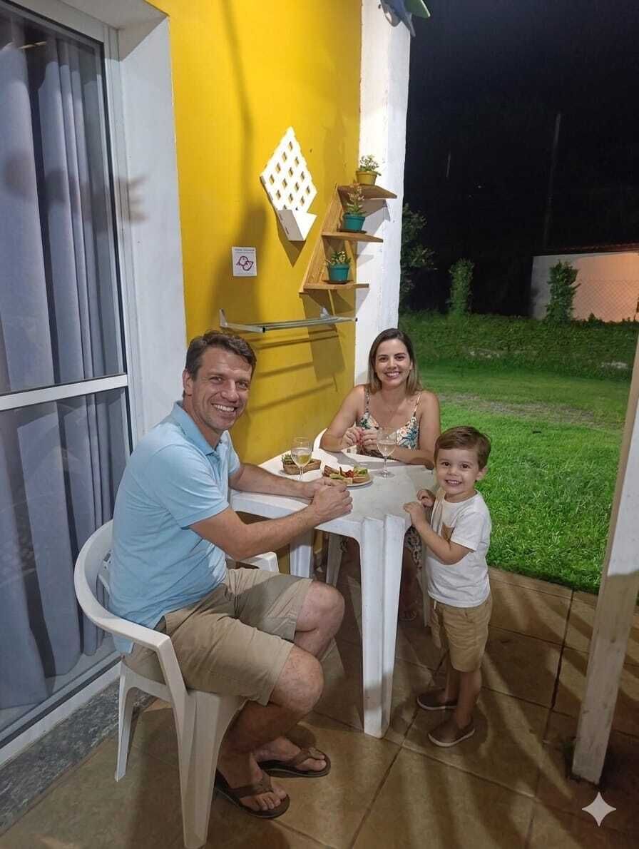 Quarto família, vista para a piscina | Terraço/pátio