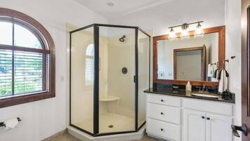 Shower, hair dryer
