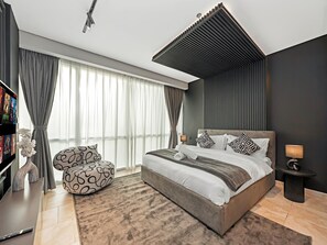 Loftsleilighet – signature, strandutsikt | Strykejern/-brett og wi-fi (inkludert)