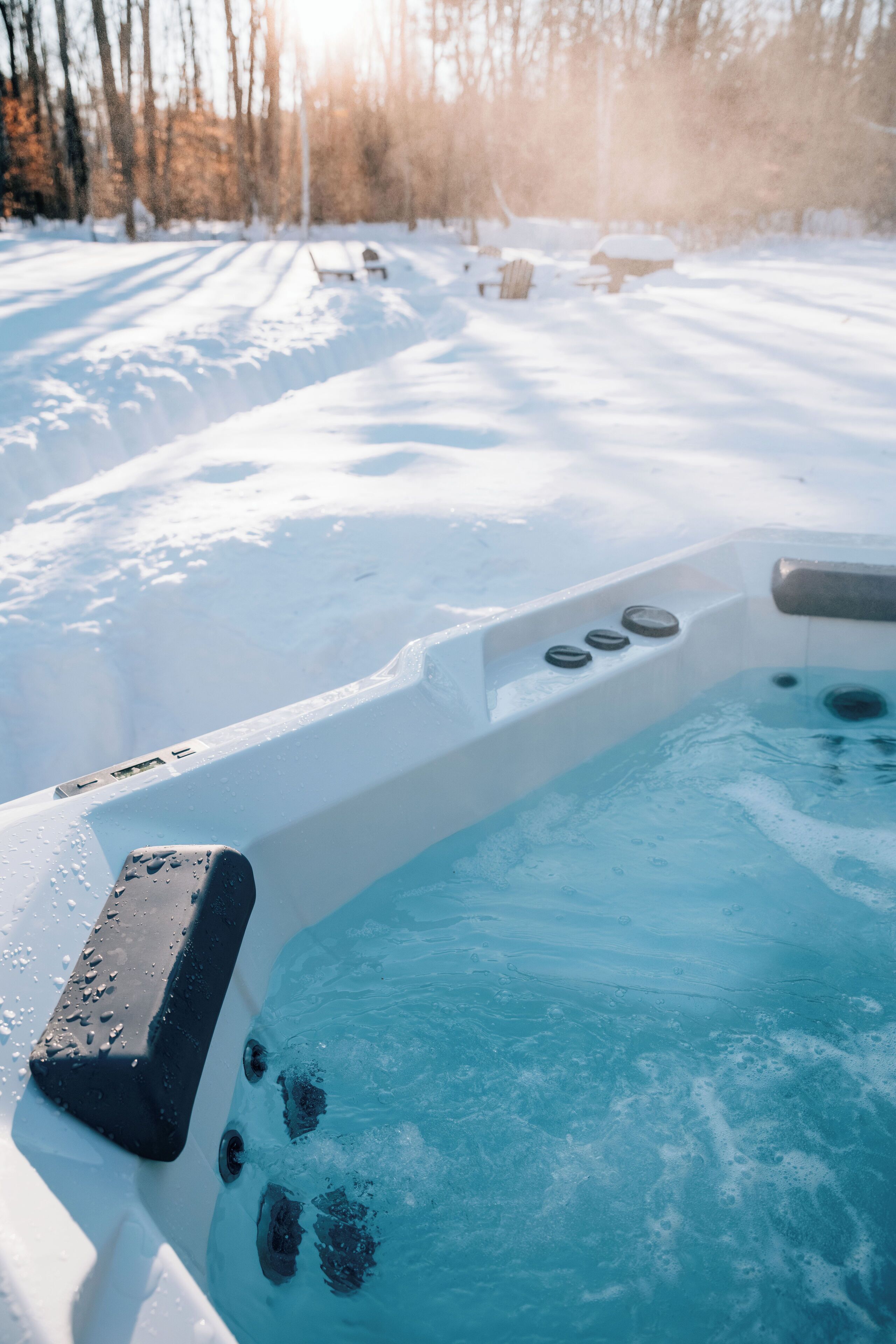 Bain à remous extérieur