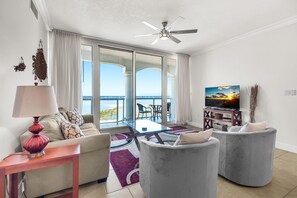 Condo, Multiple Beds (Portofino Island Resort 3-1705) | Living area - Portofino Island Resort 3-1705 (Pensacola Beach)