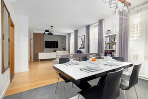 Dining - Spacious Apartment | 2 Bedrooms | Workspace | Center. (Szczecin)