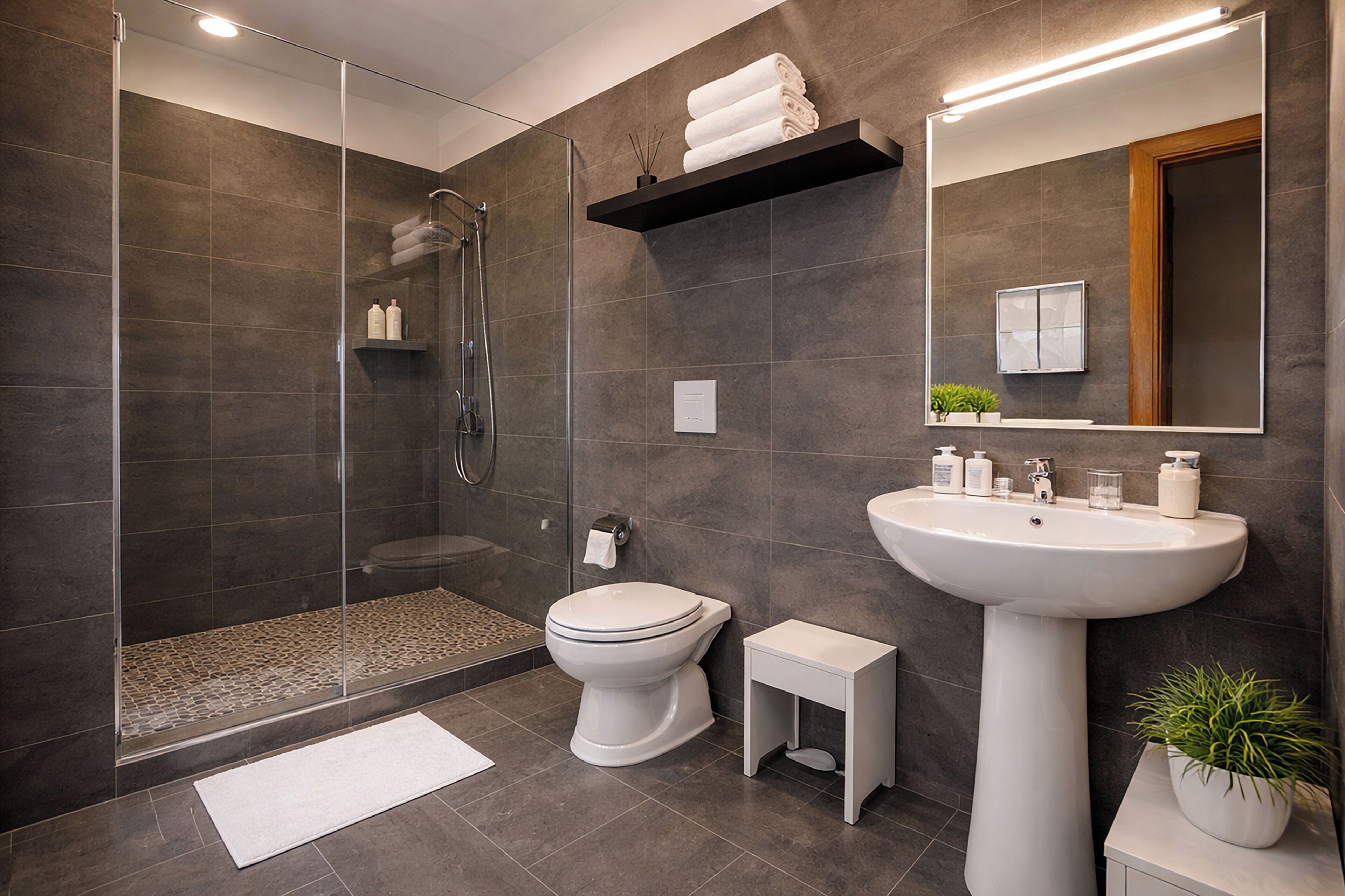 B&B 3 min from Station and Metro | Naples City Center | Bagno | Doccia, set di cortesia gratuito, asciugacapelli, asciugamani