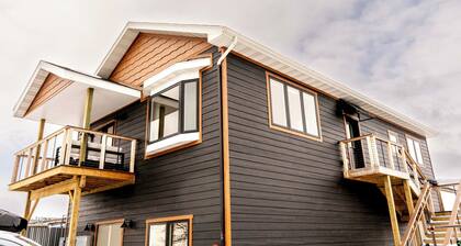 3-bedroom house on second floor in downtown Grand Marais overlooking the harbor