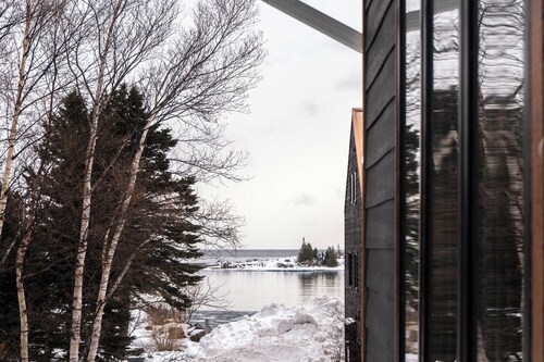 3-bedroom house on second floor in downtown Grand Marais overlooking the harbor