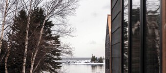 3-bedroom house on second floor in downtown Grand Marais overlooking the harbor