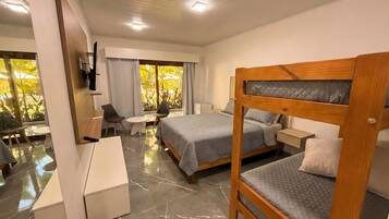 Standard Quadruple Room, Balcony, Courtyard View | Free WiFi