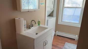 Towels, soap, toilet paper