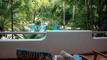 Standaard appartement, balkon, uitzicht op zwembad (Palmar Vista Jardin #102) | Terrein van de accommodatie