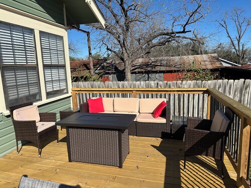 Near San Antonio and New Braunfels, a mile from Randolph AFB