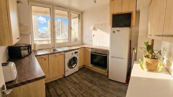 Microwave, oven, stovetop