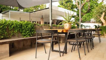 Udendørs spisemuligheder