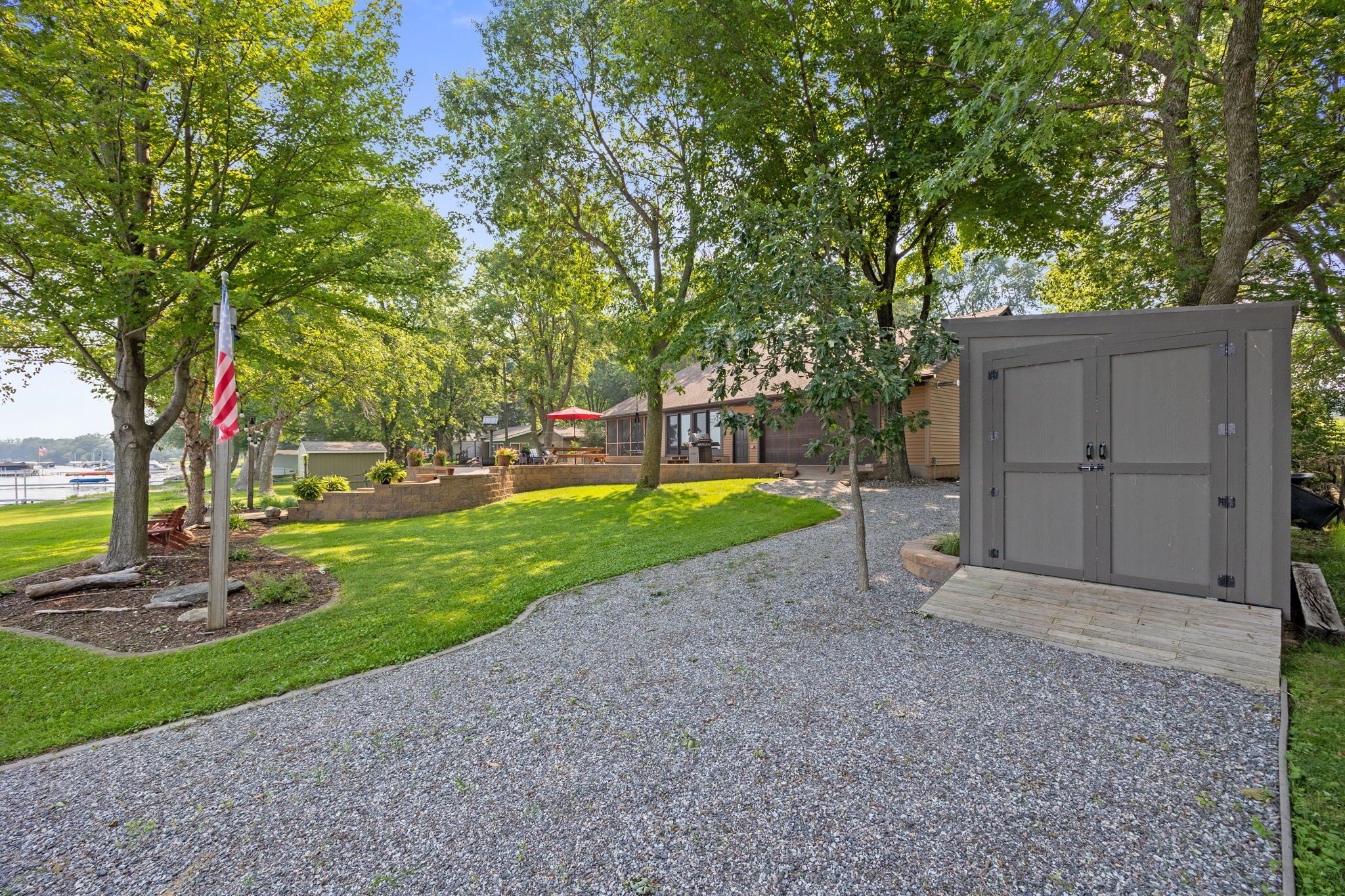 Enceinte de l’hébergement