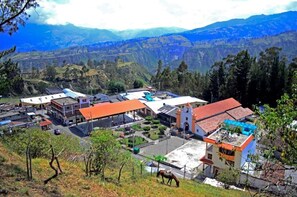 Aerial view - LAGOON HOTEL (Chugchilan)
