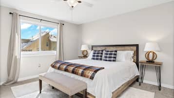 Huis, meerdere bedden, keuken, uitzicht op tuin | 3 slaapkamers, individueel gedecoreerd, individueel gemeubileerd