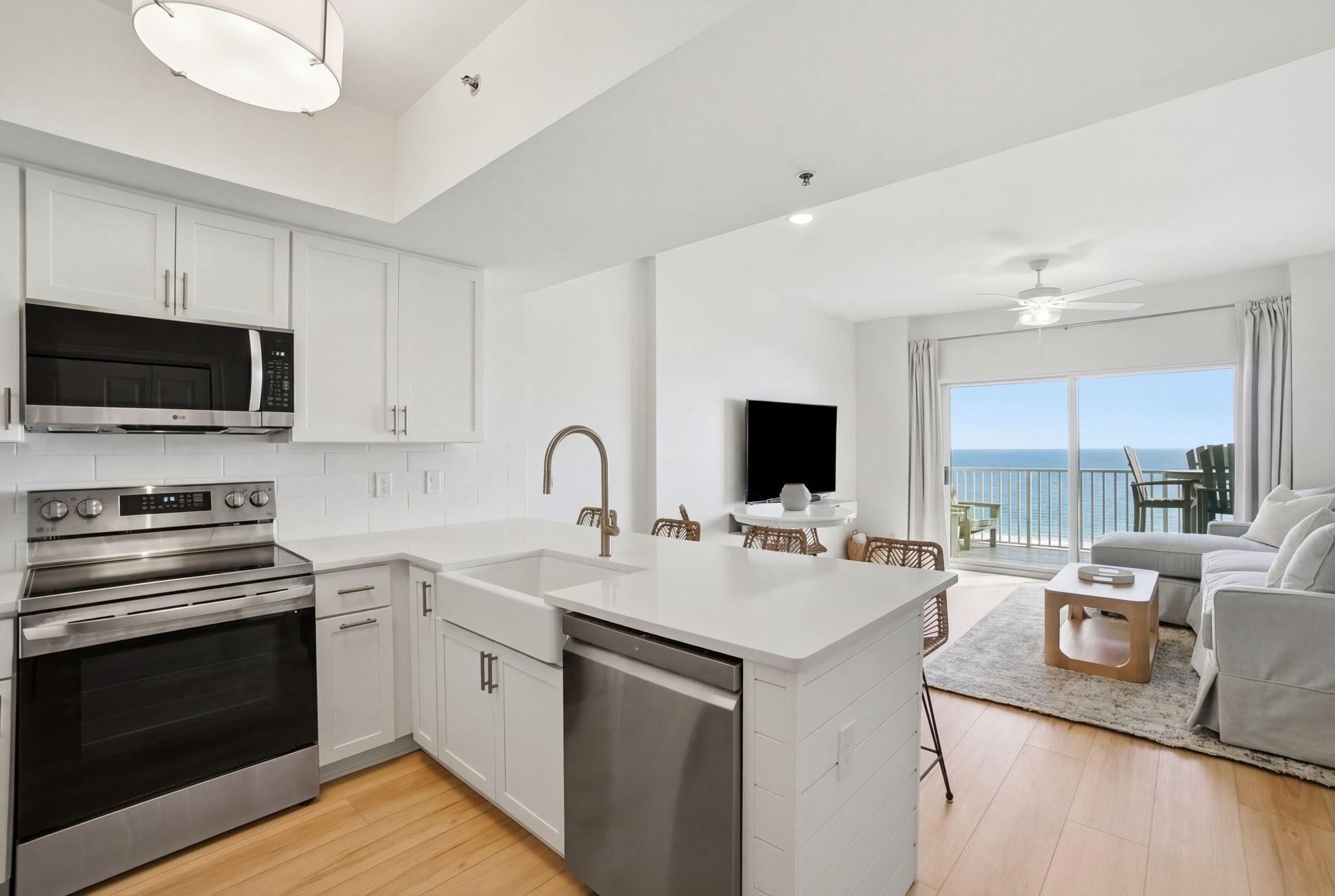 Appartement, 1 kingsize bed met slaapbank (Tidewater 804) | Privékeuken