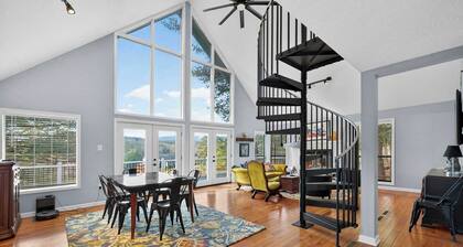 Cabin w Fire Pit, Hot Tub, Screened Porch & More