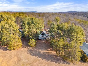 Exterior - Cabin w Fire Pit, Hot Tub, Screened Porch & More (Hedgesville)