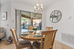 Dining - Home with Screened Private Pool and Preserve Views (Davenport)