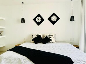 1 dormitorio, caja fuerte, wifi gratis y ropa de cama