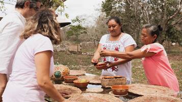 Opções para refeição ao ar livre