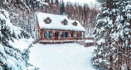 Le Bûcheron · Spa & Lake Access Chalet +EV Charger