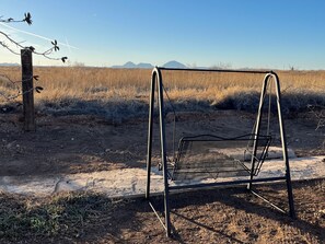 Property grounds - Huge Casa Azul Guadalupe Mountains National Park Dell City Texas (Dell City)