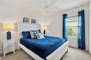 3 bedrooms, desk, iron/ironing board, free WiFi