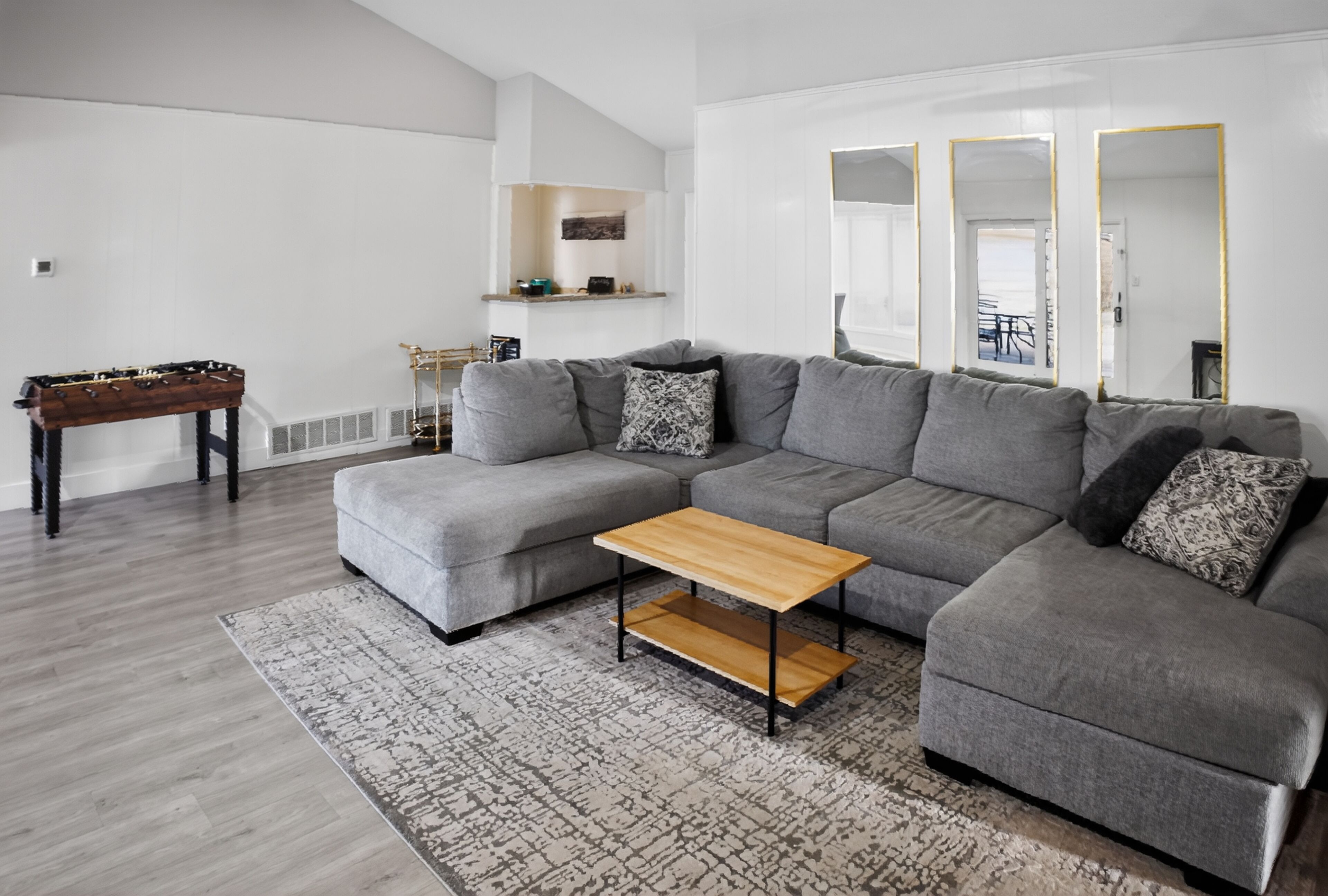 TV connectée, cheminée