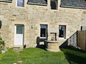Terrace/patio - Cozy stone house for 3 people, 5 minutes from the beaches, with Wifi (PLOEMEUR)