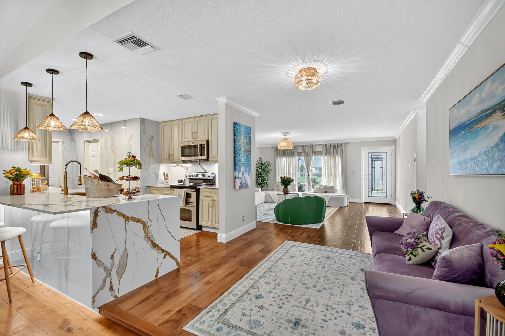 Smart-tv, boeken en een printer