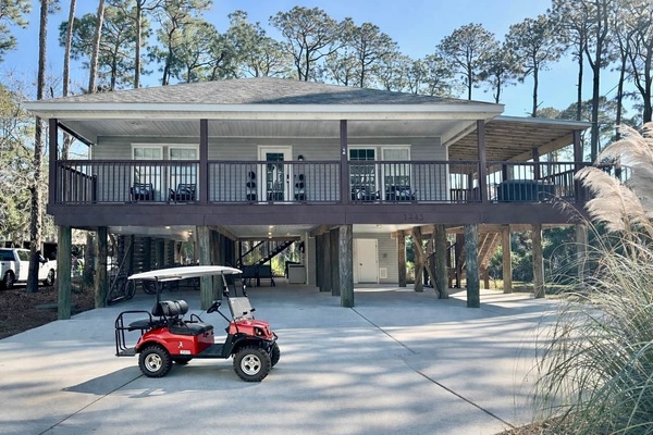 Beach House With Golf Cart