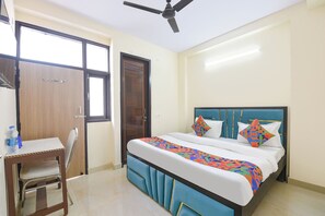 Deluxe kamer | Lakens van Egyptisch katoen, luxe beddengoed, gratis wifi, beddengoed