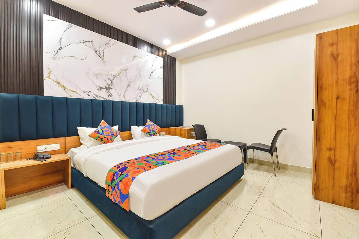 Phòng Deluxe | Bộ trải giường bằng vải cotton Ai Cập, bộ đồ giường cao cấp 