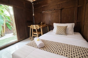 Standard Villa, 1 Single Bed, Garden View | Bed sheets - Dapur Alit Villas (Kasihan)