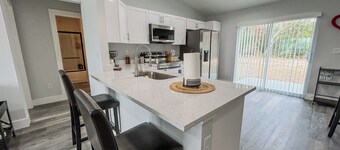 5.0 Rated 3BR Retreat • Gated Patio • Near WEC
