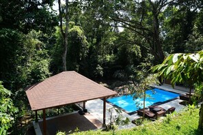 2 outdoor pools - Luxury Riverside Cabins at Nunu Bali  (Tabanan)