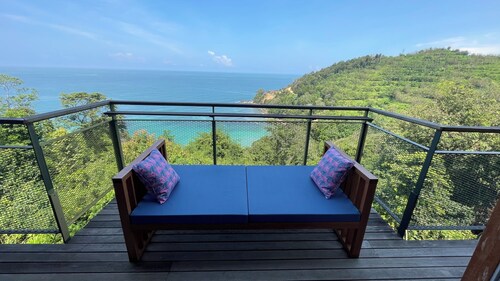 A serene 3-bedroom villa with private beach and stunning views of China Sea