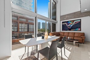TV - Double-height loft in Zoho Skies | Rooftop pool (Puerto Vallarta)