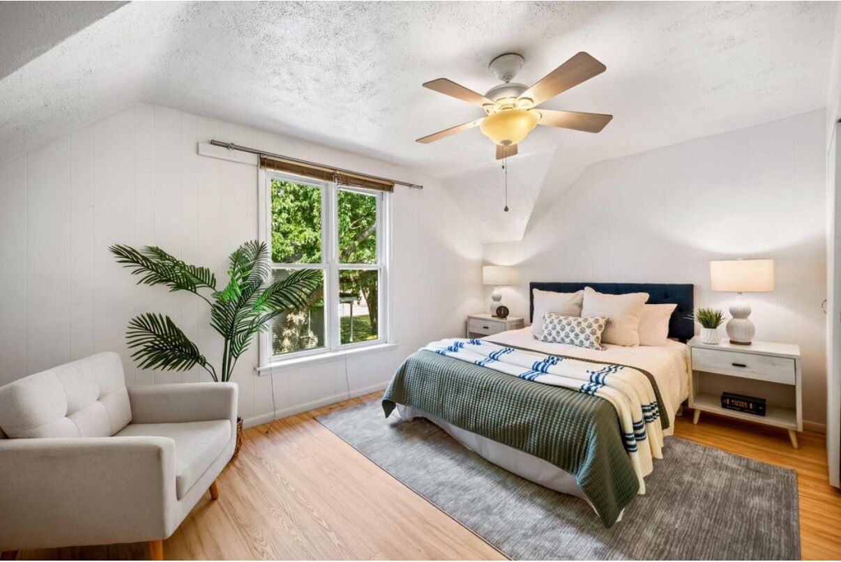 1 chambre, accès au Wi-Fi (inclus), literie fournie