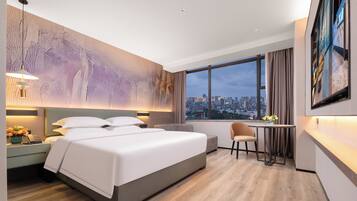 Basic Single Room, City View | Desk, laptop workspace, blackout drapes, iron/ironing board