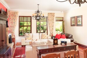 Télévision, cheminée